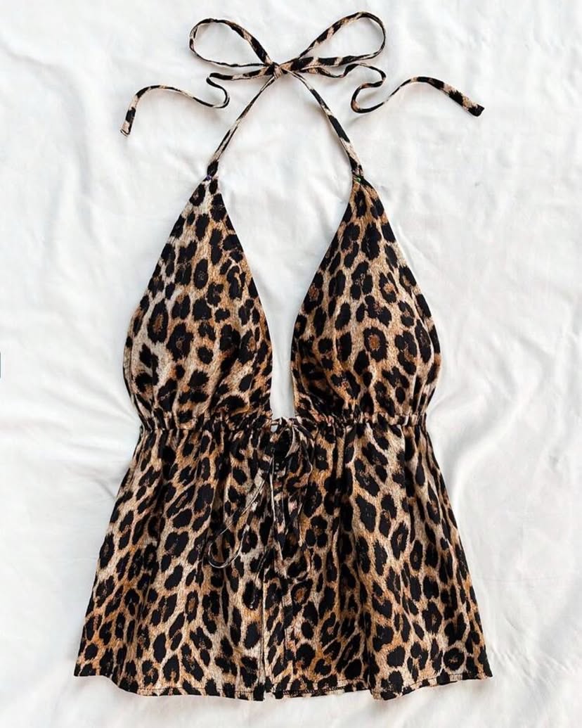 TOP HALTER VERONA - PRINT