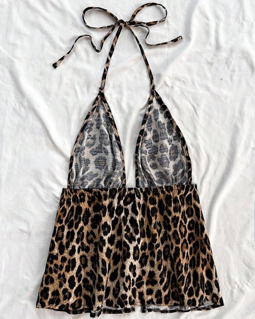 TOP HALTER VERONA - PRINT