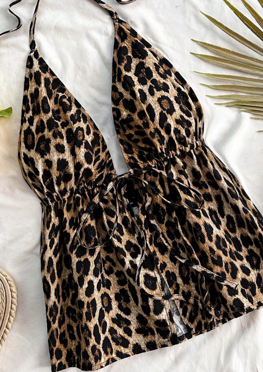 TOP HALTER VERONA - PRINT